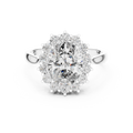 Aurora Halo Diamond Ring
