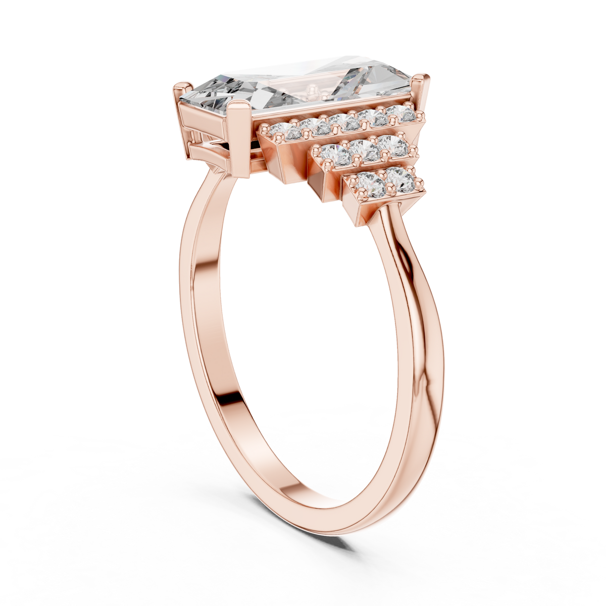Crown Diamond Ring