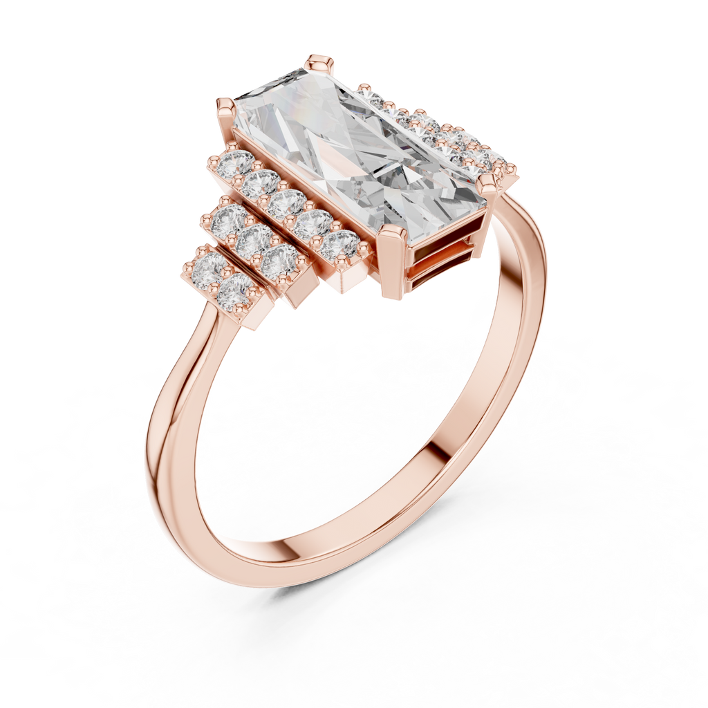 Crown Diamond Ring
