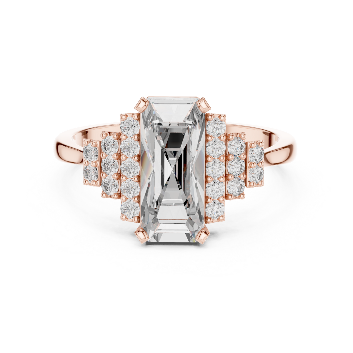 Crown Diamond Ring