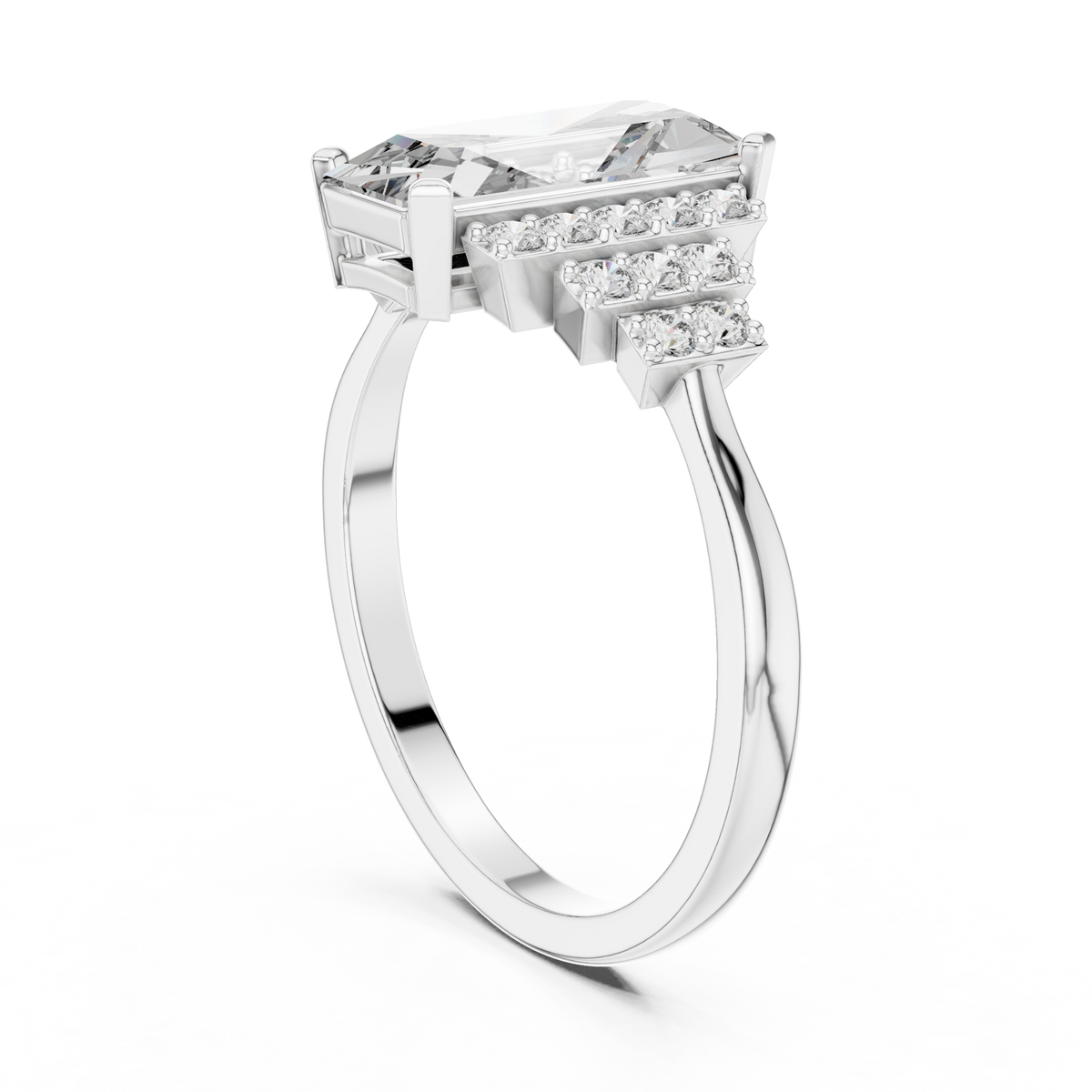 Crown Diamond Ring