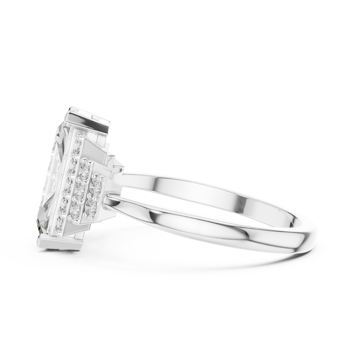 Crown Diamond Ring