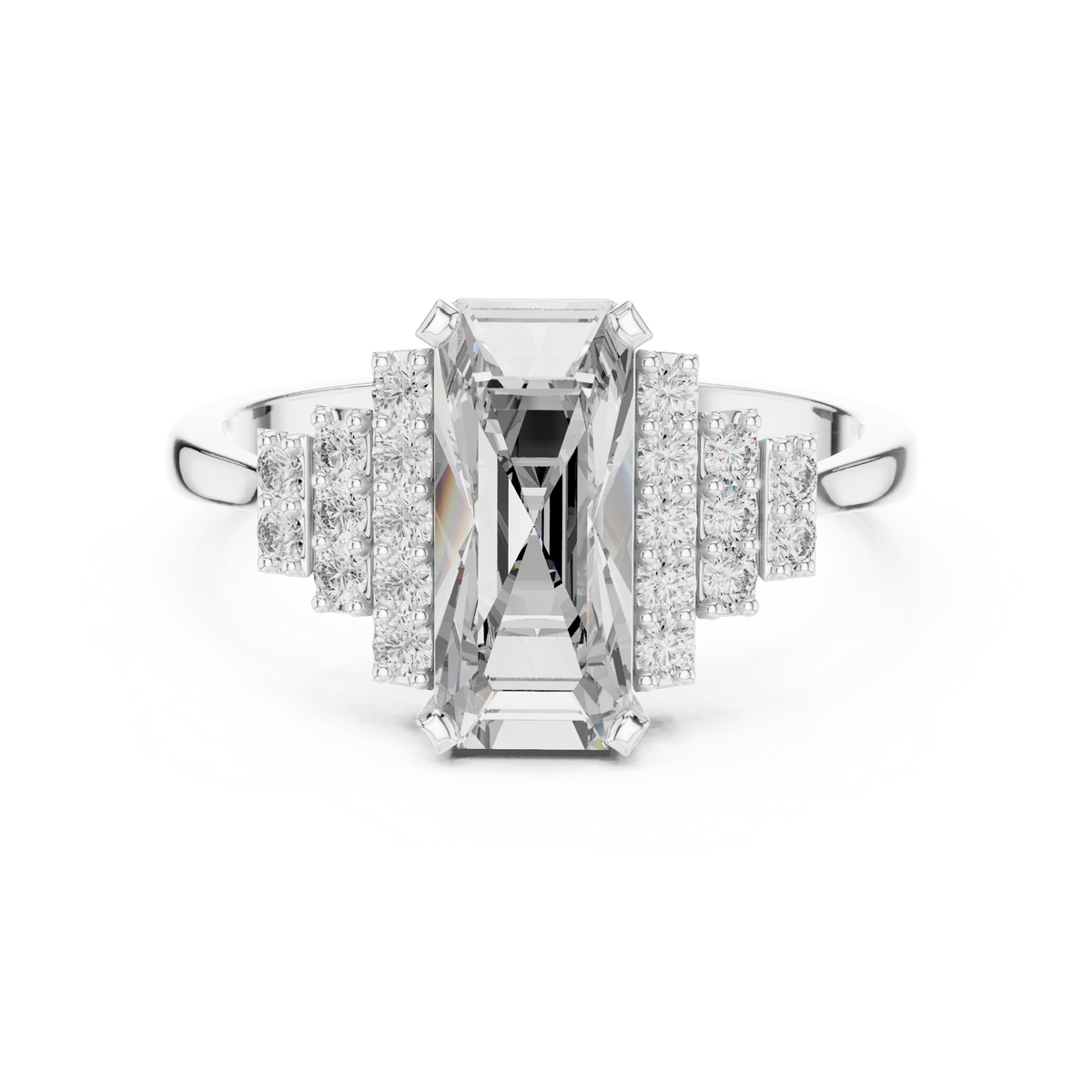 Crown Diamond Ring