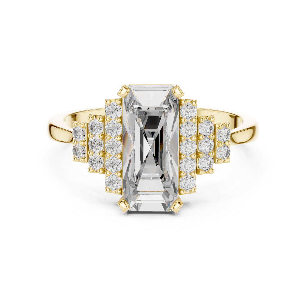Crown Diamond Ring
