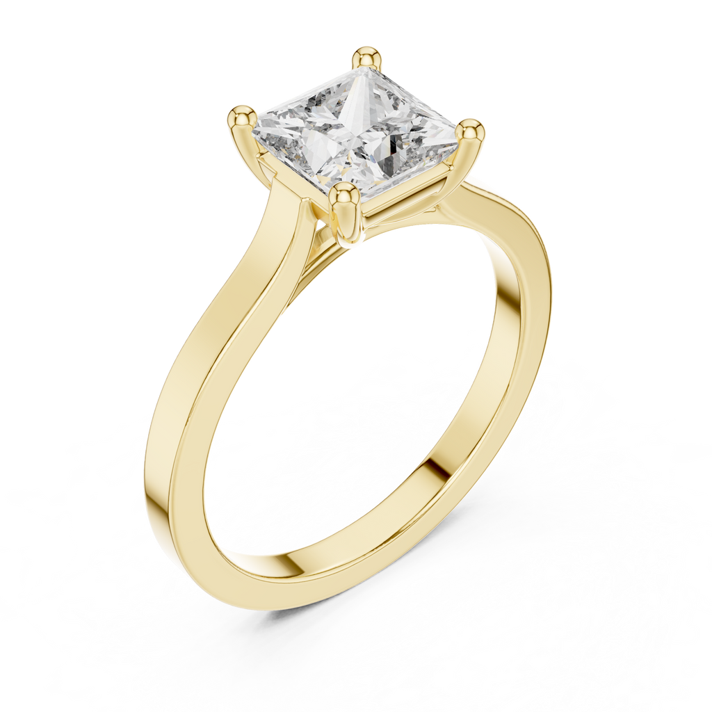Violet Diamond Ring