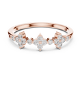 Three Clove Diamond Ring