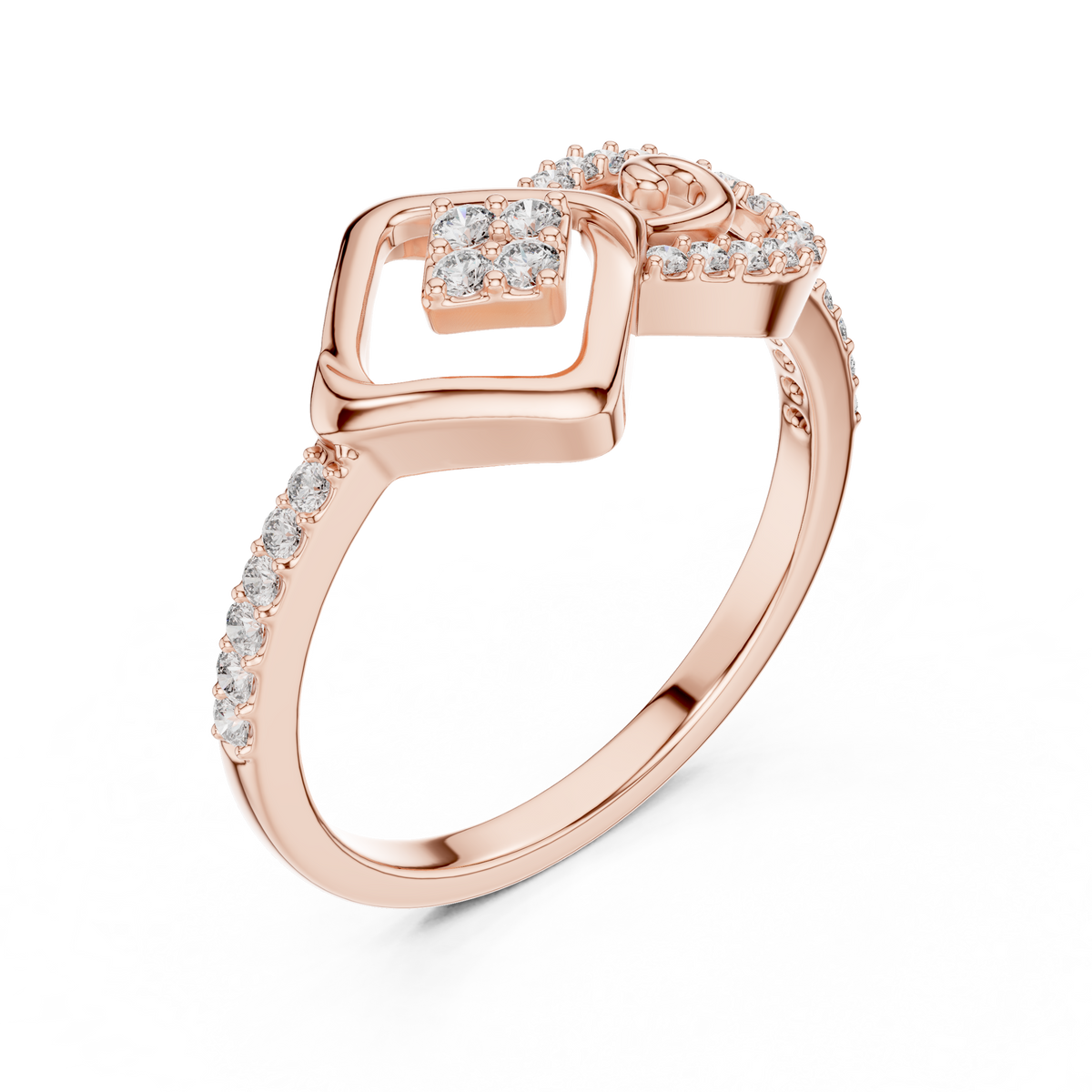Opaline Diamond Ring