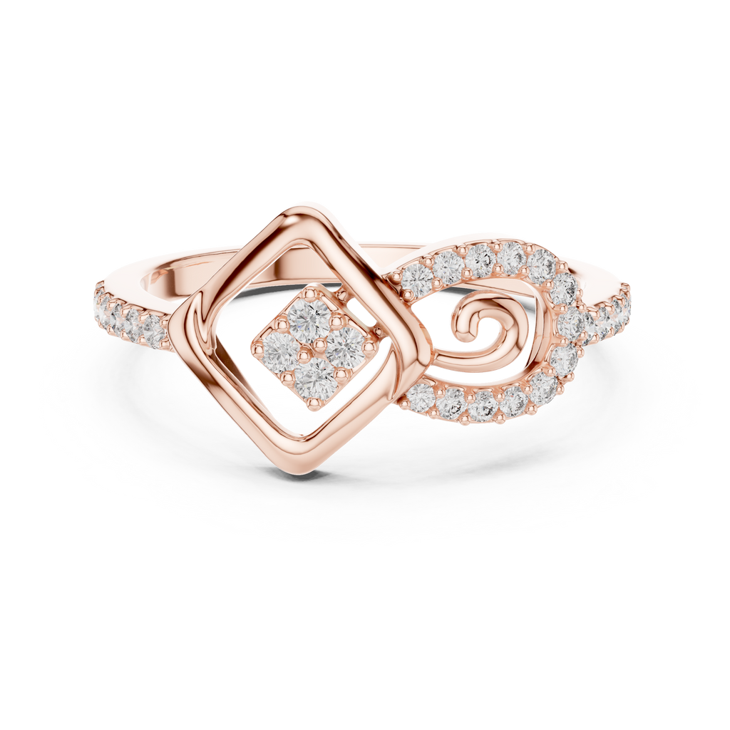 Opaline Diamond Ring