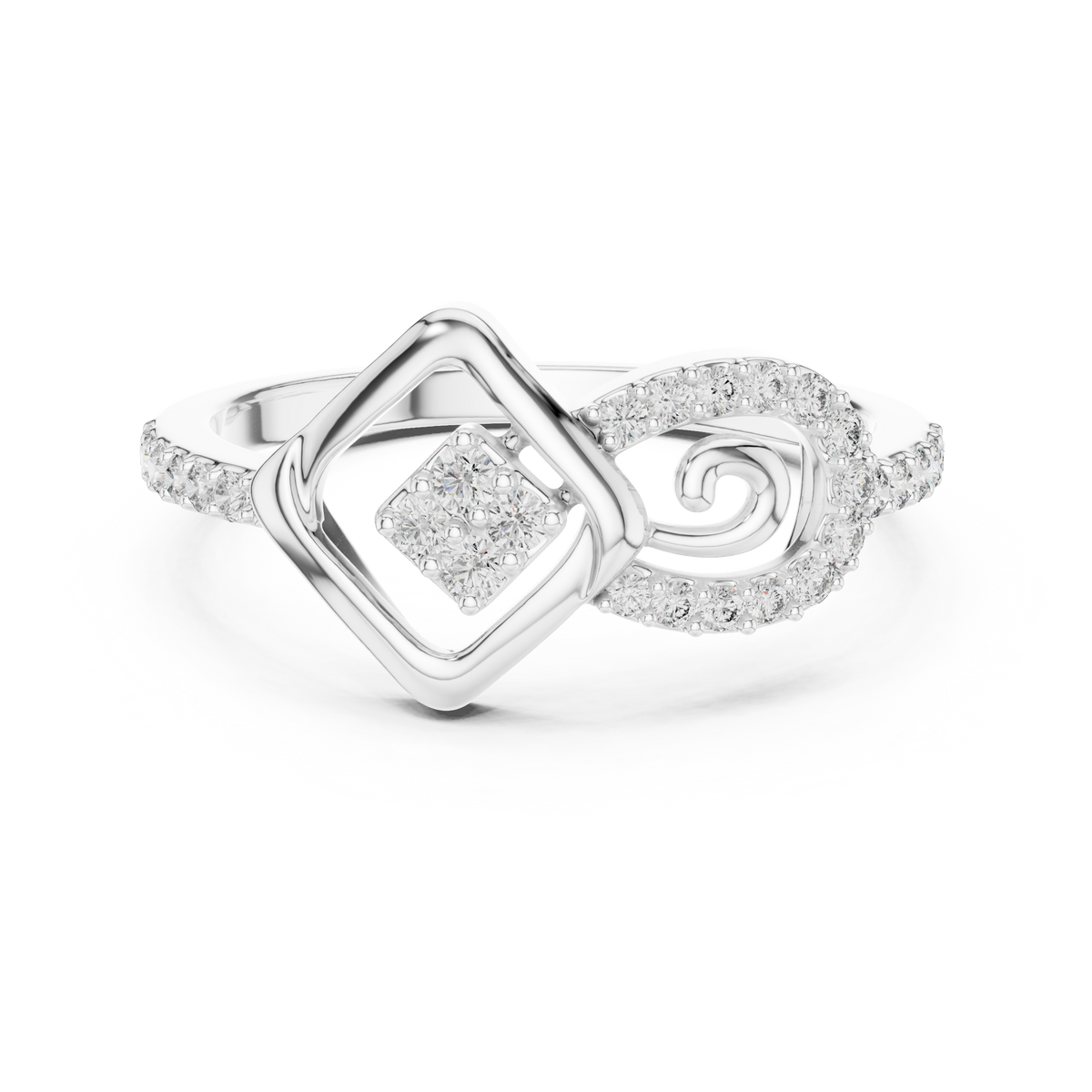 Opaline Diamond Ring