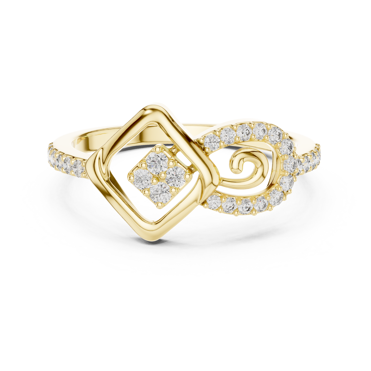 Opaline Diamond Ring