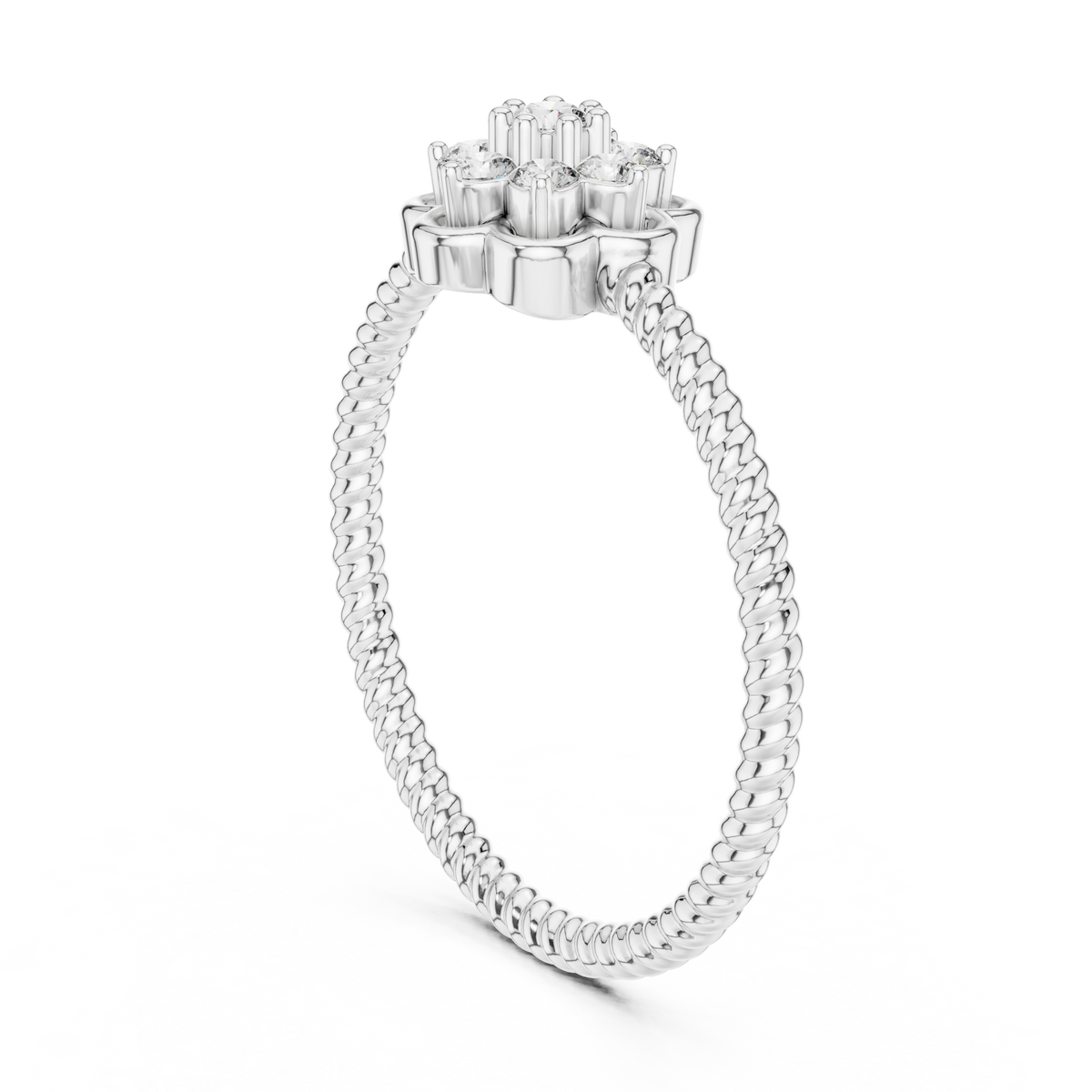 Pearl Diamond Ring