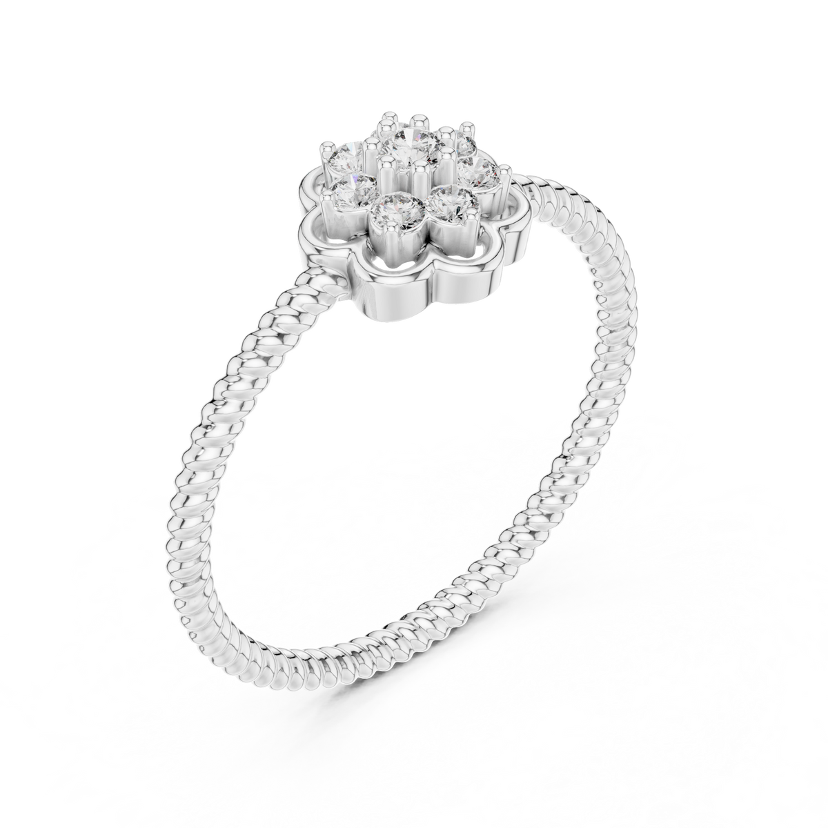 Pearl Diamond Ring