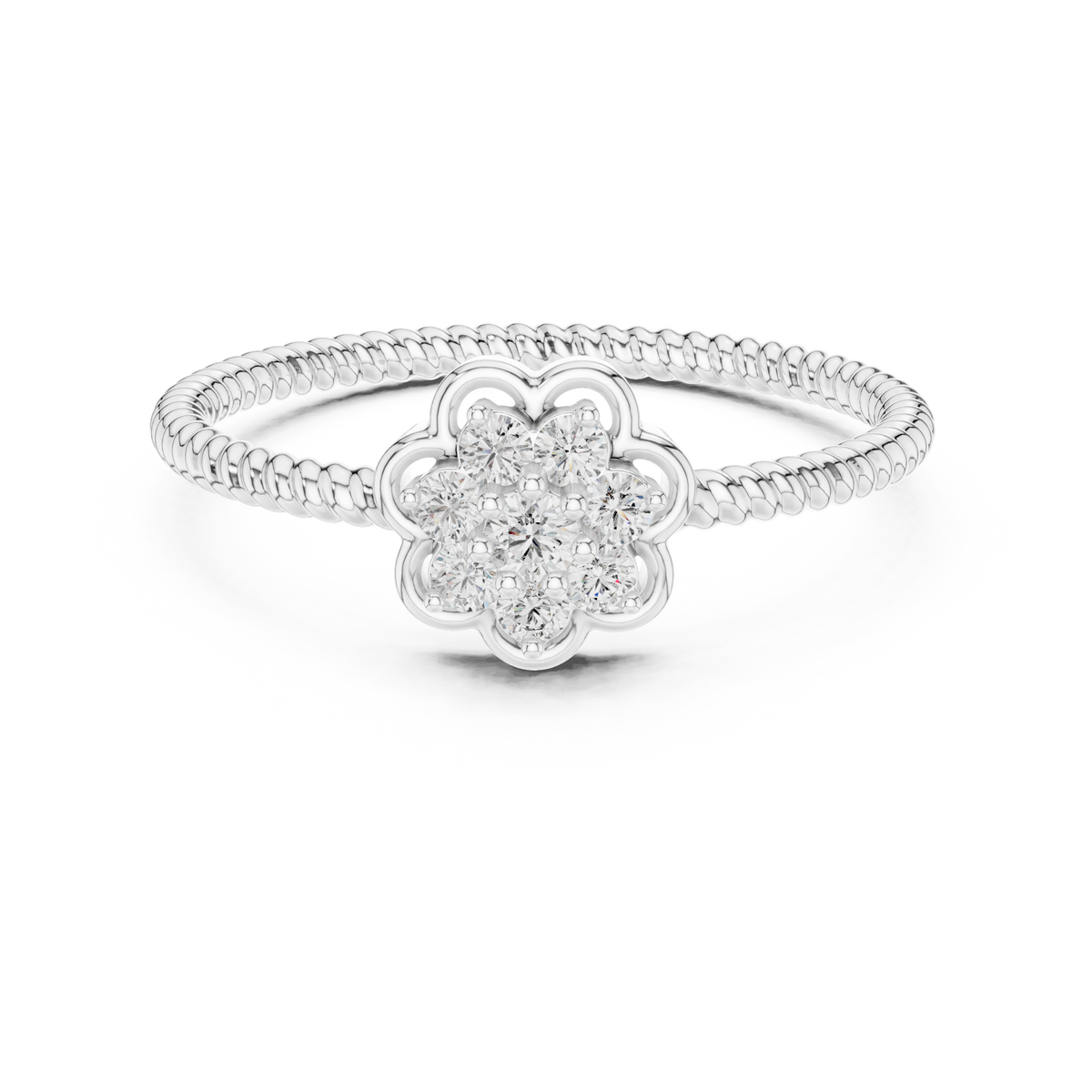 Pearl Diamond Ring