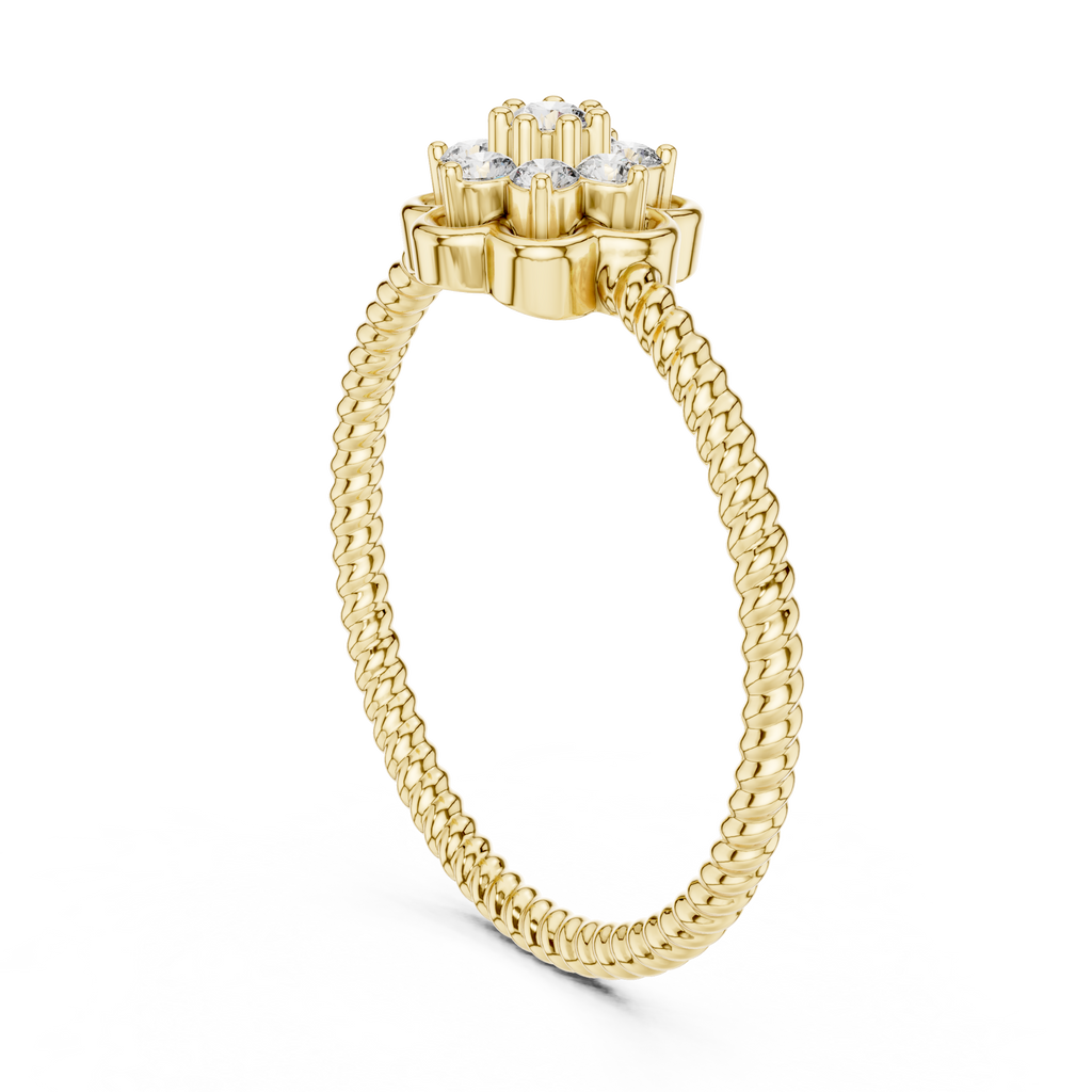 Pearl Diamond Ring
