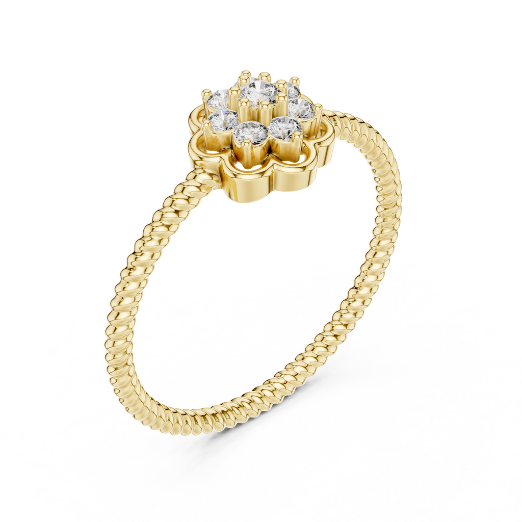 Pearl Diamond Ring