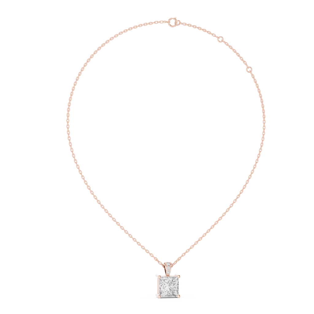 Magnolia Diamond Pendant