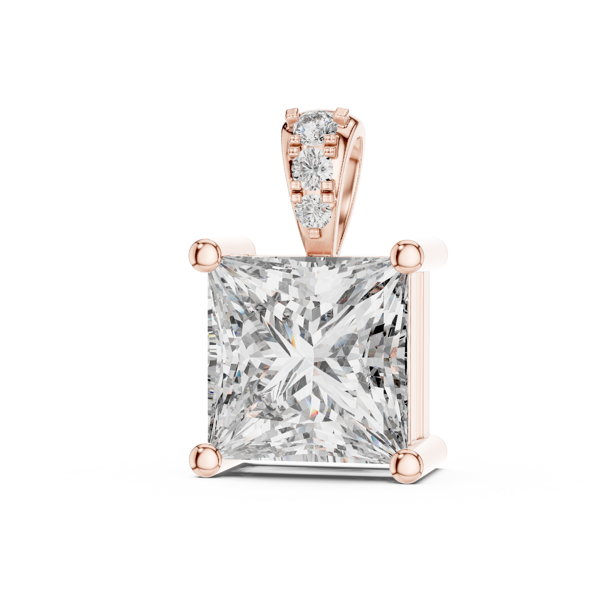 Magnolia Diamond Pendant