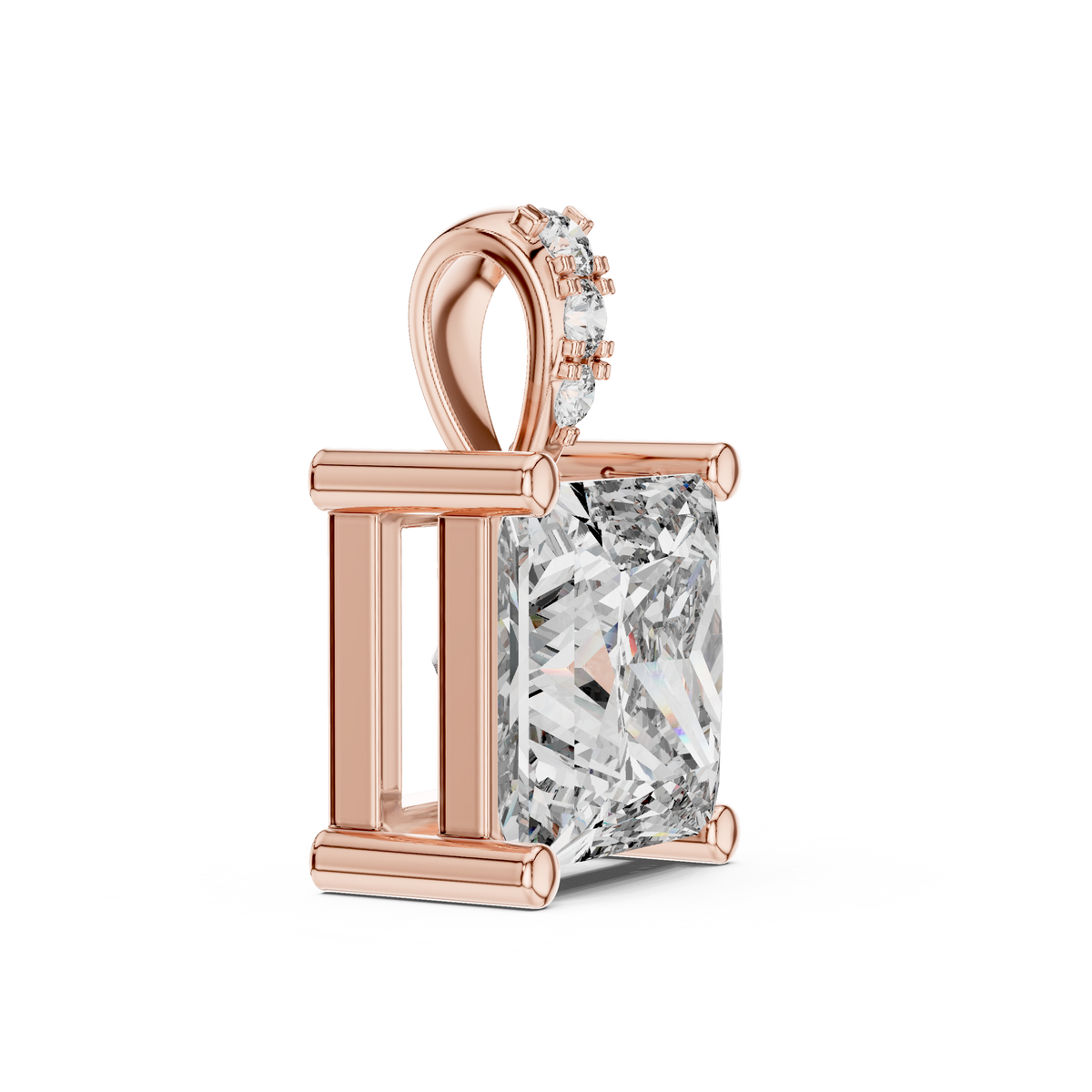 Magnolia Diamond Pendant