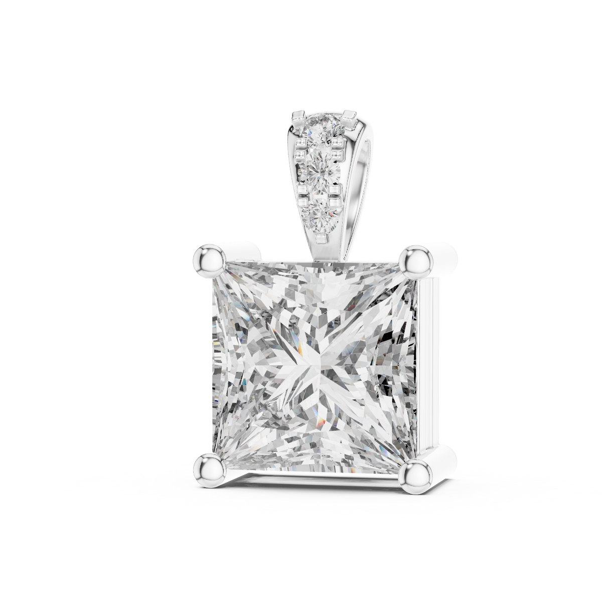 Magnolia Diamond Pendant